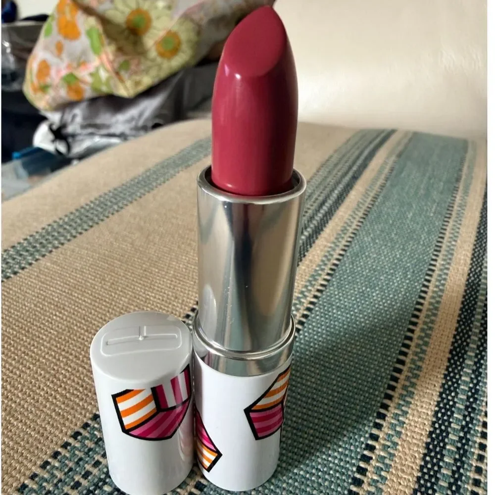 NEW Clinique Pop Lip Colour + Primer Rouge Intense + Base in 14 Plum Pop